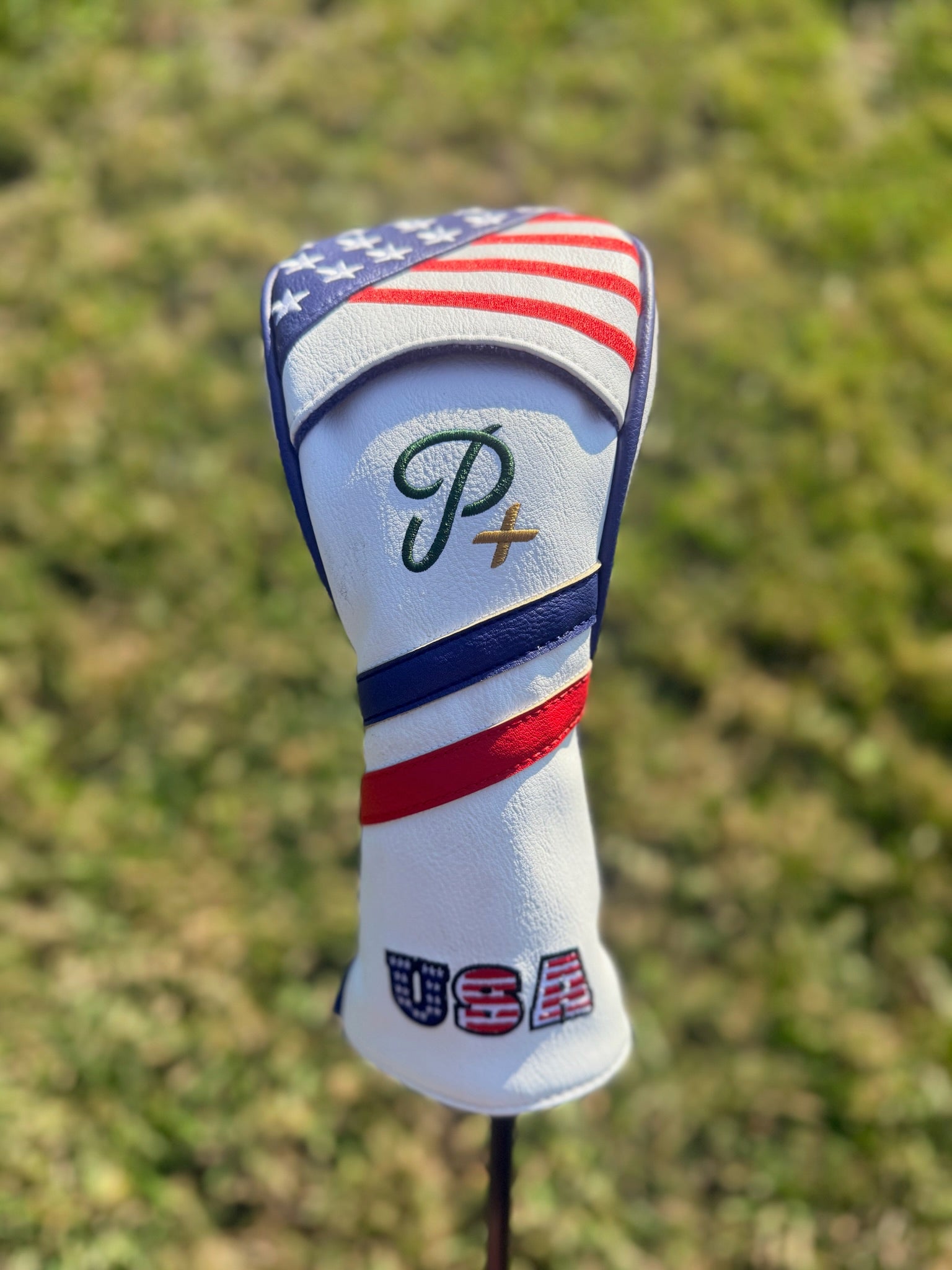 Par+ USA Flag Golf 5-Wood Headcover – Patriotic