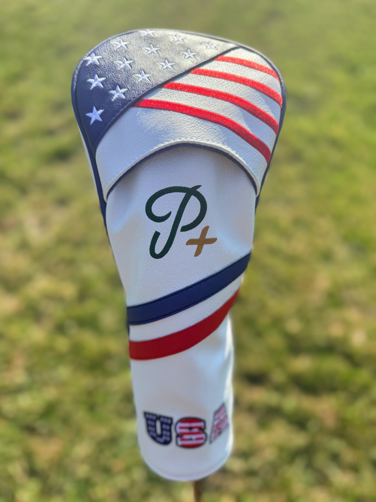 Par+ USA Flag Golf Driver Headcover – Patriotic