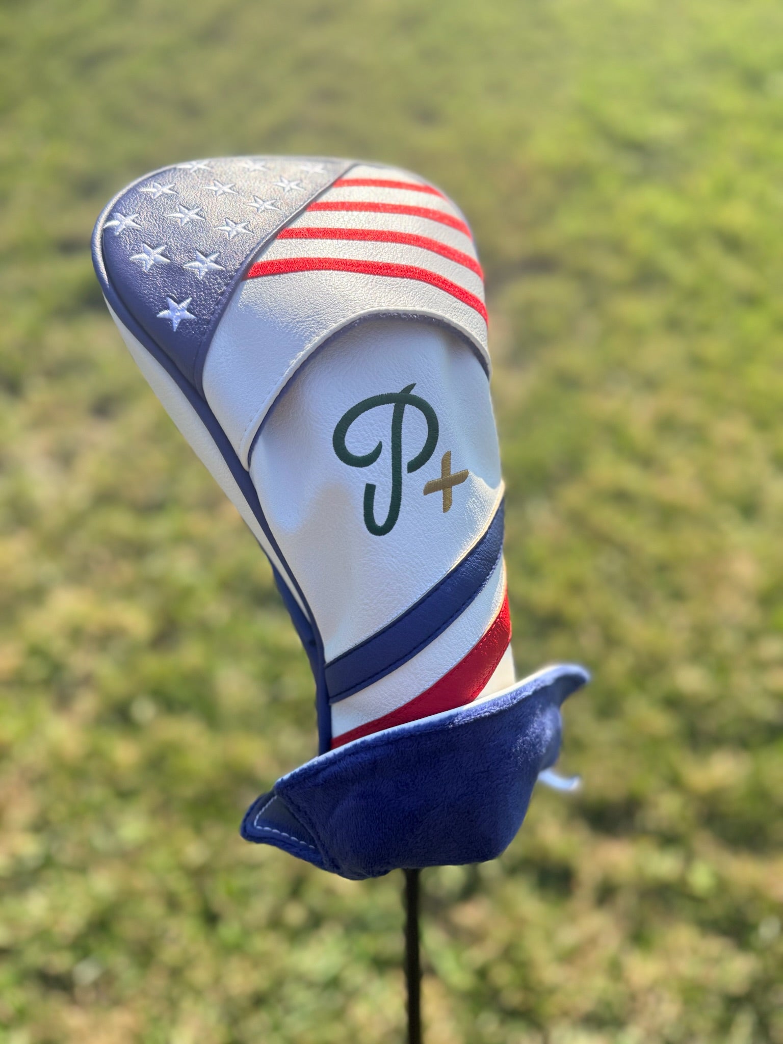 Par+ USA Flag Golf Driver Headcover – Patriotic