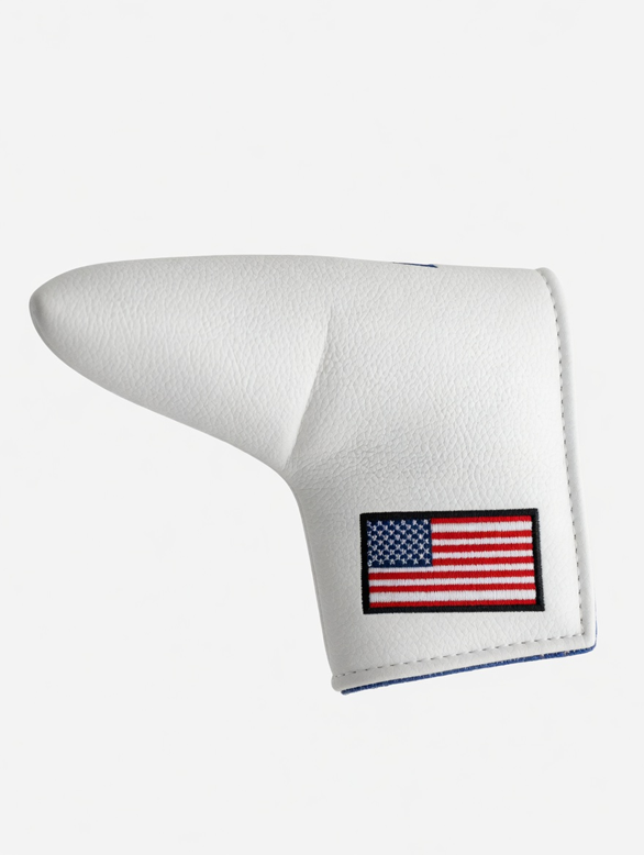 Par+ White USA Blade Putter Cover – Patriotic Edition